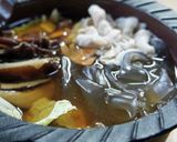 幅広春雨（大拉皮）で白菜と椎茸の小鍋作り方7写真