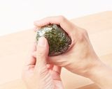 ガラスの靴のおにぎり作り方2写真