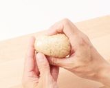 オオカミおにぎり作り方1写真