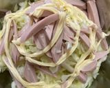 簡単♪キャベツと魚肉ソーセージのマヨ和え作り方4写真