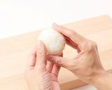 白雪姫おにぎり作り方1写真