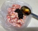 しょうゆ糀で鶏なんこつのから揚げ作り方2写真