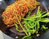 【飯コピ】くまさんのナポリタン！作り方6写真