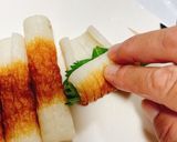 おつまみ！大葉とチーズの爽やか竹輪ロール作り方5写真