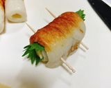 おつまみ！大葉とチーズの爽やか竹輪ロール作り方6写真