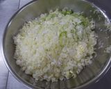 ねぎたっぷり！みそ味ハンバーグ！松風焼き作り方1写真