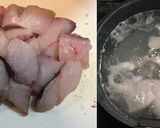 真鱈と豆腐と白菜と豆苗の激辛スープ作り方2写真