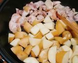 鶏肉とじゃがいものココナッツ煮込み作り方2写真
