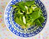 10分！胸肉・万願寺・大葉ピリ辛味噌炒め作り方1写真
