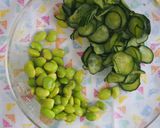 余った枝豆で♪胡瓜と枝豆の酢の物♪作り方2写真