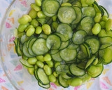 余った枝豆で♪胡瓜と枝豆の酢の物♪作り方3写真