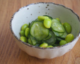 余った枝豆で♪胡瓜と枝豆の酢の物♪作り方4写真