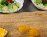 パイナップルとオレンジのフルーツサラダ作り方1写真