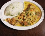 チキンとマッシュルームのカレークリーム煮作り方12写真