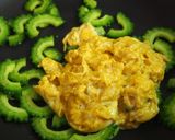 5分で1品♪ゴーヤと卵のカレー粉炒め♪作り方5写真