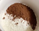 マグカップ蒸しケーキ〜チョコ味作り方2写真