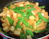 スイカ内皮とカニカマ中華風作り方3写真