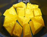 【はるあんレシピやってみた】かぼちゃ煮物作り方1写真