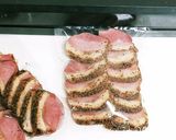 ババガヌーシュと鴨ローストの冷製パスタ作り方7写真