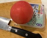 トマトにもずくぶっかけ作り方1写真