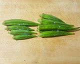 オクラとトマトの白醤油おひたし(下処理付作り方1写真