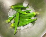 オクラとトマトの白醤油おひたし(下処理付作り方4写真