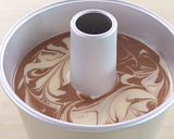 チョコマーブルシフォンケーキ作り方19写真