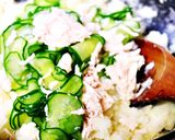 梅と茗荷で夏のポテトサラダ作り方8写真