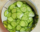 夏にさっぱり・キュウリの冷たいお茶漬け作り方1写真