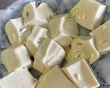 サッパリした#白和風梅干しと大葉和え豆腐作り方1写真