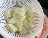 サッパリした#白和風梅干しと大葉和え豆腐作り方2写真