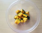 かぼちゃのお豆腐白玉作り方1写真