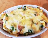 ジャーマンポテトとオクラのチーズ焼き作り方8写真