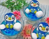 ポッチャマ白玉と流氷ゼリー作り方22写真