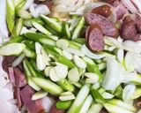 アスパラベーコンのガーリックパスタ作り方5写真