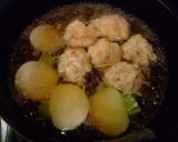 【冬野菜】蕪と海老団子のさっぱり煮作り方3写真