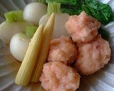 【冬野菜】蕪と海老団子のさっぱり煮作り方5写真