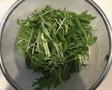 水菜のコールスローサラダ作り方1写真