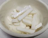 長芋の赤しそふりかけ和え作り方1写真
