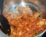 20分で完成 韓国家庭の味ツナキムチチゲ作り方3写真