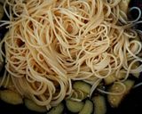 余った夏野菜 de 作る適当～塩味パスタ作り方5写真