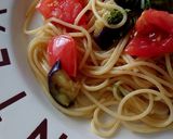 余った夏野菜 de 作る適当～塩味パスタ作り方6写真