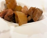 鶏肉とレンコンの筑前煮風作り方1写真