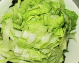 海苔レタスサラダ!丸々1個でも!作り方3写真
