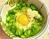 キュウリ入りの卵かけご飯作り方2写真