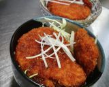 ミニ丼ぶりのタレカツ丼❨(@≧↺≦@)❩作り方3写真