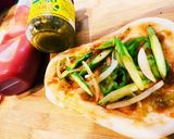 ナンて美人生ハム野菜ピザ極UMAMI美人作り方5写真