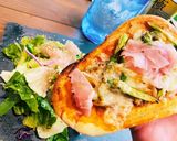 ナンて美人生ハム野菜ピザ極UMAMI美人作り方9写真