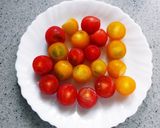 ミニトマトと大葉の簡単マリネ作り方1写真