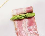 アスパラベーコンの巻き方作り方6写真
